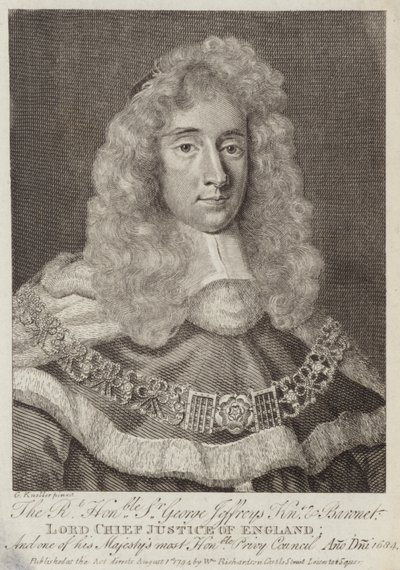Sir George Jeffreys, juez galés de Godfrey Kneller