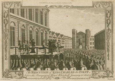 La ejecución del Rey Carlos I frente a la Casa de Banquetes, Whitehall, 30 de enero de 1649 de Godfrey Kneller