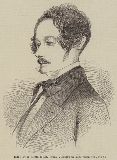 Sir Hugh Rose, KCB de Godfrey Thomas Vigne