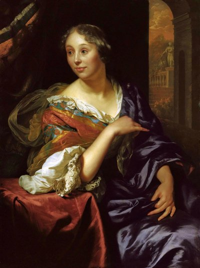 Retrato de Françoise van Diemen, 1679 de Godfried Cornelisz Schalcken