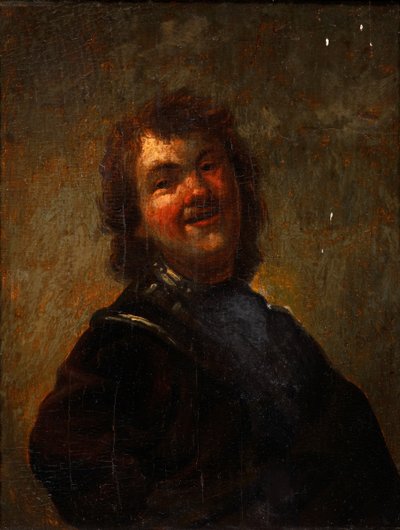 Rembrandt riendo de Godfried Cornelisz Schalcken