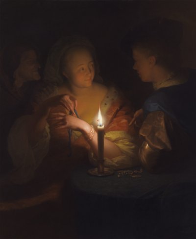 Amantes (Hijo pródigo) de Godfried Schalcken