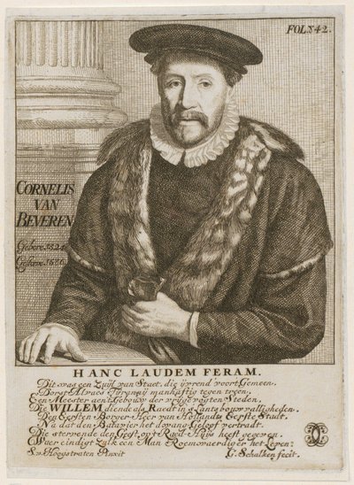 Retrato de Cornelis Beveren, alcalde de Dordrecht de Godfried Schalcken