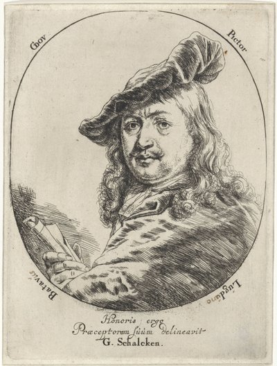 Retrato de Gerard Dou de Godfried Schalcken