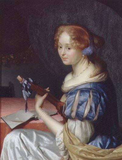 El laudista de Godfried Schalcken