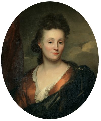 Retrato de la esposa del artista, Francoise van Diemen de Godfried Schalcken
