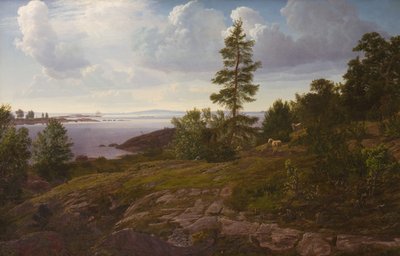 Vista del archipiélago en Elleholm en Blekinge de Godtfred Rump