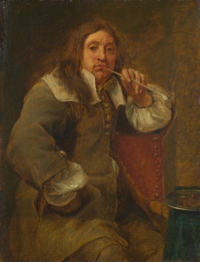 Olor Retrato de Lucas Faydherbe 1617-1697. De la serie Los cinco sentidos, antes de 1661 de Gonzales Coques