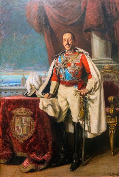 Retrato del rey Alfonso XIII de España de Gonzalo Bilbao Martinez