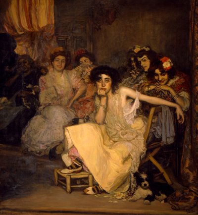 Esclavo, de Gonzalo Bilbao Martínez (1860-1938), óleo sobre lienzo de Gonzalo Bilbao Martinez