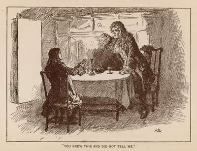 Ilustración para La Historia de Henry Esmond de Thackeray de Gordon Frederick (after) Browne