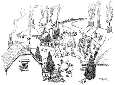 Un pueblo, el más alegre del mundo, 1906 de Gordon Frederick Browne