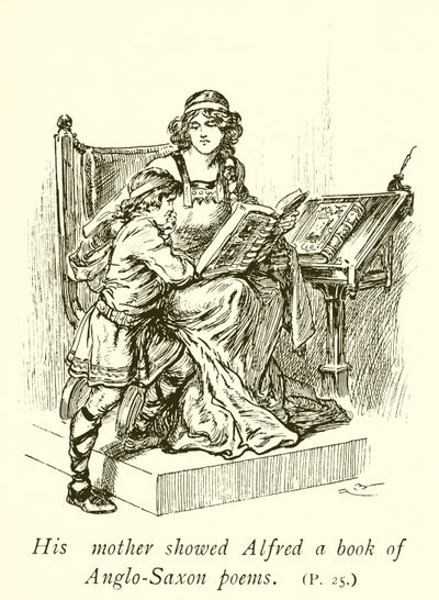 Alfred aprendiendo a leer de Gordon Frederick Browne