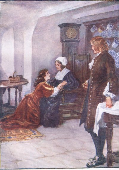Y así fue al corazón de la madre, de Lorna Doone pub. por W & R Chambers Ltd, 1921 de Gordon Frederick Browne
