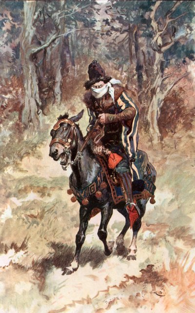 Ghysbrecht Van Swieten sentado en su Mula de Gordon Frederick Browne