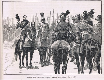 Enrique y los oficiales franceses capturados 1513 de Gordon Frederick Browne