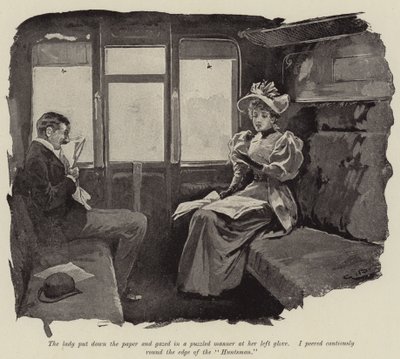 Ilustración para Just a Short Story, por Arthur Hughes de Gordon Frederick Browne