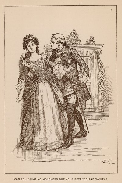 Ilustración para La historia de Henry Esmond de Thackeray de Gordon Frederick Browne