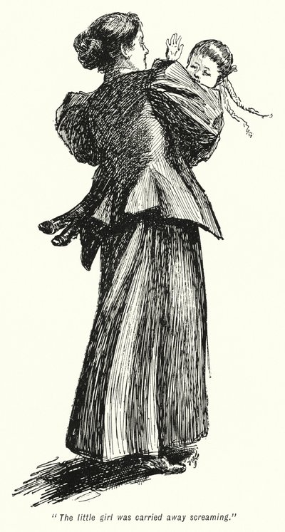 Ilustración para La historia de los buscadores de tesoros de E Nesbit de Gordon Frederick Browne