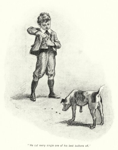 Ilustración para La Historia de los Buscadores de Tesoros de E. Nesbit de Gordon Frederick Browne