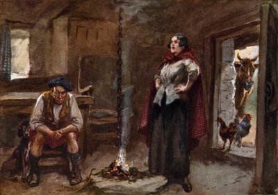 Ilustración para El cuento del caldero de Gordon Frederick Browne