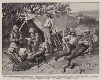 Talana Cottage, Tommy ocupa una cabaña abandonada por oficiales bóers de Gordon Frederick Browne