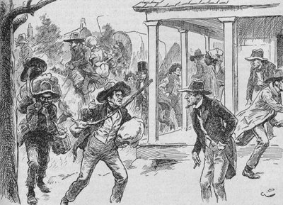 La ciudad fue tomada con un pánico desesperado, 1902 de Gordon Frederick Browne