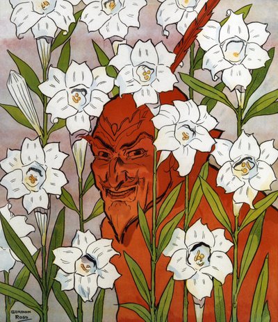 Portada de la revista "Puck", c.1910 (litografía en color) de Gordon Ross