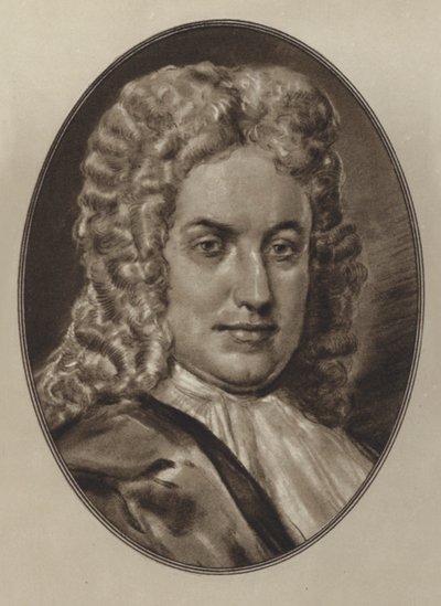 Daniel Defoe (litografía) de Gordon Ross