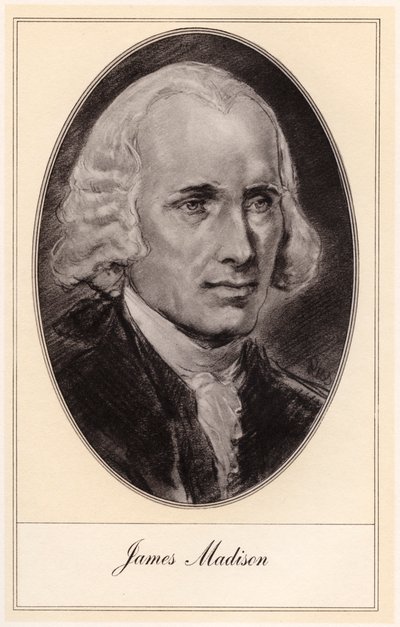 James Madison, cuarto presidente de los Estados Unidos de Gordon Ross
