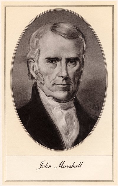 John Marshall, estadista y jurista estadounidense, principios del siglo XX de Gordon Ross