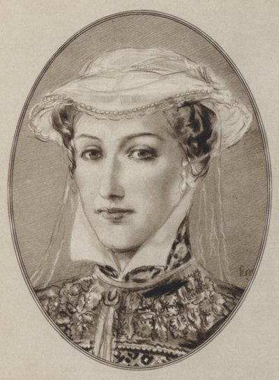 María Reina de Escocia (litografía) de Gordon Ross