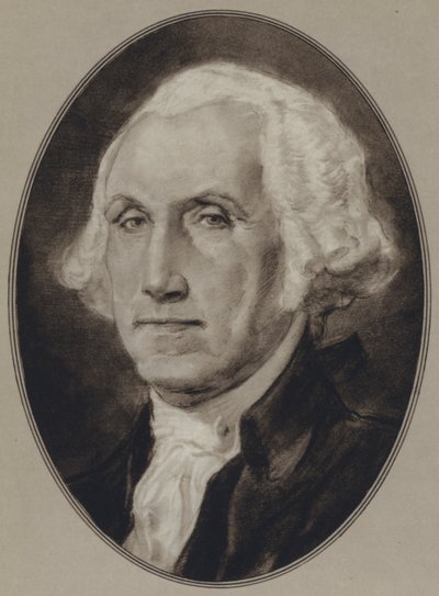Retratos de estadistas americanos: George Washington (litho) de Gordon Ross