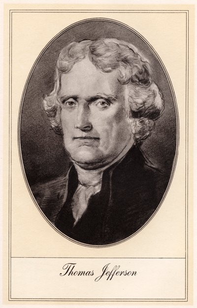 Thomas Jefferson, tercer Presidente de los Estados Unidos, principios del siglo XX de Gordon Ross