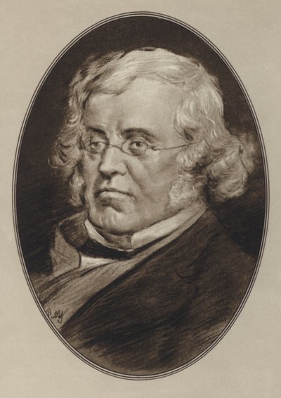 William Makepeace Thackeray (litografía) de Gordon Ross