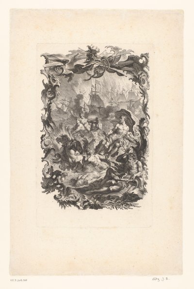 Los horrores de la guerra, número 5 Schrecken des Krieges (título de la serie sobre el objeto) de Gottfried Bernhard Götz