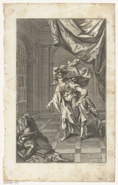 Maximiliano III José acompañado de Minerva de Gottfried Bernhard Götz