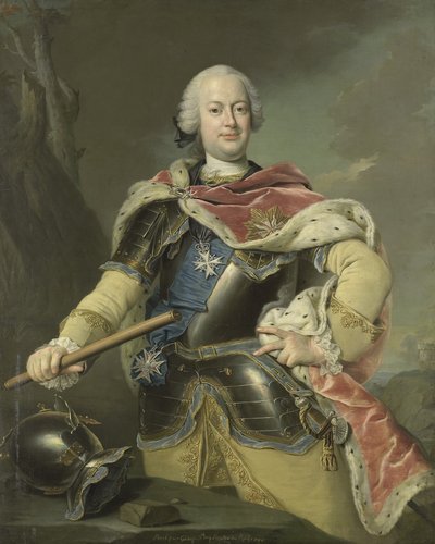 Retrato de Frederick Christian, Elector de Sajonia 1722-1763, 1751 de Gottfried Boy
