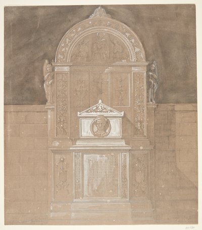 Monumento funerario del barón C. F. von Rumohr 1845 de Gottfried Semper