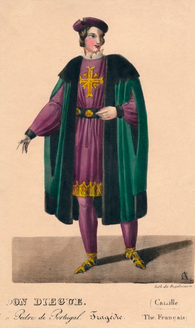 Don Diegue, c. 1820s de Gottfried or Godefroy Engelmann