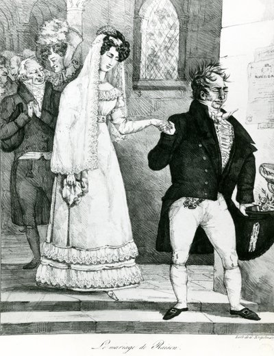 El matrimonio de conveniencia de Gottfried or Godefroy Engelmann
