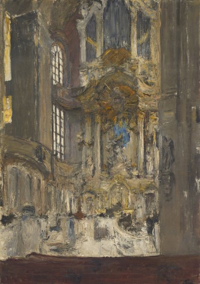 Interior de la Frauenkirche de Dresde de Gotthardt Kuehl
