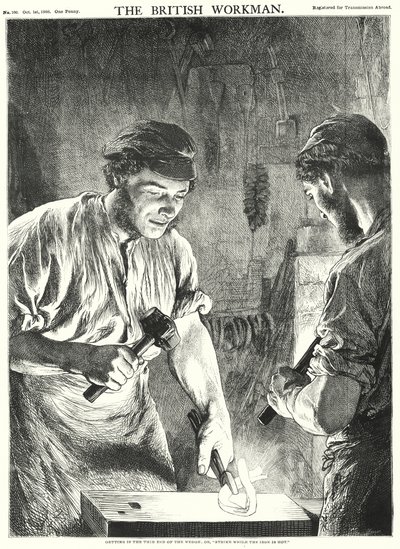 Metiendo la cuña delgada, o, "Golpea mientras el hierro está caliente" de Gourlay Steel