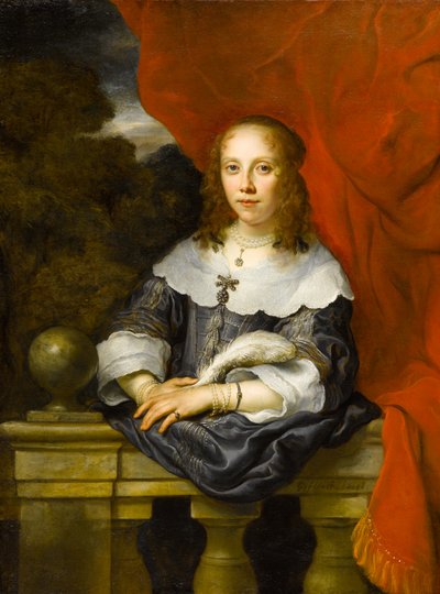 Retrato de una dama (¿Margaretha van Raephorst?), 1646 de Govaert Flinck