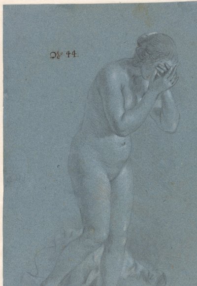Mujer de pie con los ojos tapados de Govert Flinck (attributed to)