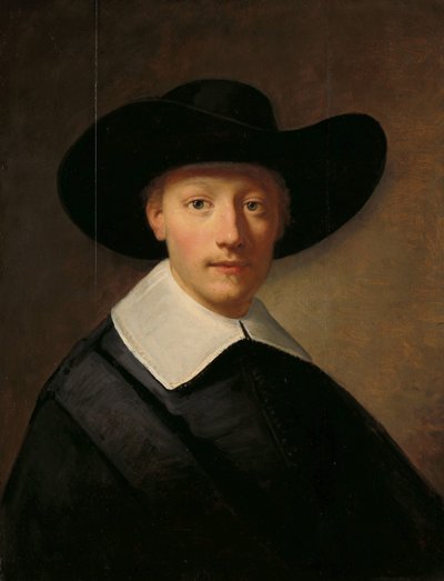 Retrato de un hombre, tradicionalmente conocido como Gozen Centen (1611/12-1677) de Govert Flinck
