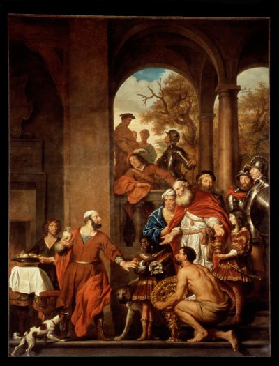 El incorruptible cónsul Marco Curio Dentato de Govert Flinck