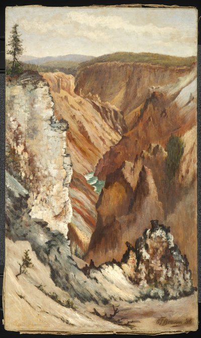 Vista del valle de Yosemite, 1886 de Grafton Tyler Brown
