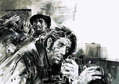 Un grito de socorro del levantamiento húngaro (gouache sobre papel) de Graham Coton
