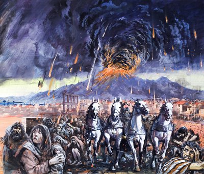 El tiempo y el lugar, de "Los últimos días de Pompeya". de Graham Coton